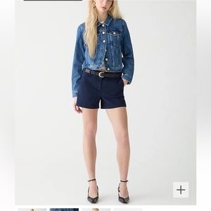J.Crew 4” chino shorts Navy cargo
